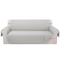 Luxshare Home Reversible Oversized Sofa Covers, XL Sofa, Light Grey/Light Grey