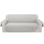 Luxshare Home Reversible Oversized Sofa Covers, XL Sofa, Light Grey/Light Grey