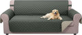 U-NICE HOME Reversible Sofa Cover Couch Cover for Dogs, Grey/Beige