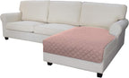 Easy-Going Sectional Couch Covers for Dogs L Shape Sofa Cover Reversible Sofa Slipcover Chaise Lounge Cover Furniture Protector Cover for Pets Dog Cat (42 x 68 inches, Pink/Pink)