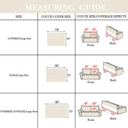 HANDONTIME Beige Couch Covers for 3 Cushion Couch Sofa Cute Sofa Covers with White Daisy Lace Pet Couch Protector Thick Chenille Couch Cover for Dogs Sectional Sofa L Shape Futon, 71" X150"