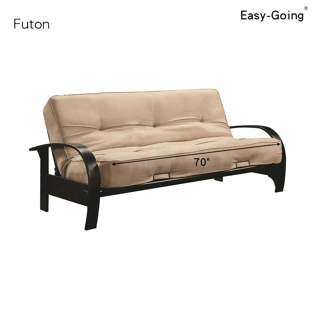 Easy-Going Reversible Couch Cover, Large Futon Sofa, Brown/Brown