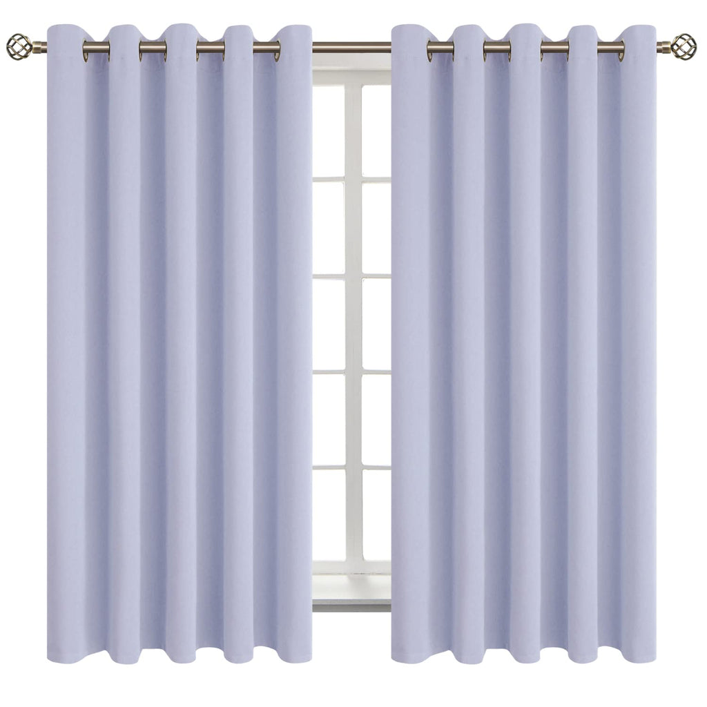 BGment Lavander Room Darkening Curtains 63 Inch for Bedroom - 2 Panels