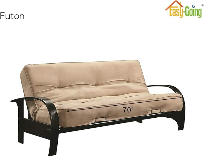 Easy-Going Reversible Couch Cover, Large Futon Sofa, Greyish Green/Beige
