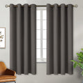 BGment Grey Blackout Curtains for Bedroom 69 Inch Long - 2 Panels