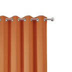 LEMOMO Blackout Curtains 52 x 95 inch/Orange Curtains Set of 2 Panels/Thermal Insulated Room Darkening Bedroom Curtains