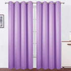 LEMOMO Blackout Curtains 52 x 90 Inch Long Lavender Curtains Set of 2 Panels Room Darkening Curtains for Bedroom and Living Room