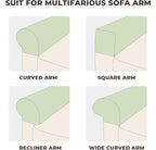 Couch Arm Covers 2 Pcs Sofa Armrest Covers Stretch Couch,Armrest Cover for Chairs Scratch-Resistant Sofa Arm Cover Armchair Slipcovers,Berlin Blue