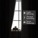 Estelar Textiler Purple and Greyish White Ombre Blackout Curtains 54 Inch Length 2 Panels, Full Room Darkening Gradient Drapes for Kitchen,Thermal Insulated Grommet Short Curtains for Bathroom,42Wx54L