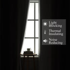 Purple and Greyish White Ombre Blackout Curtains for Bedroom 102 Inch Long