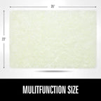 LOCHAS Ultra Soft Indoor Modern Area Rugs Fluffy Living Room Carpets for Children Bedroom Home Decor Nursery Rug 2x3 Feet, Cream