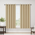 ChrisDowa Blackout Curtains for Bedroom and Living Room 70 Inches Wide