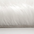MIULEE Luxury Super Soft Fluffy Area Rug Faux Fur Plush Large Sheepskin Rug Decorative Christmas Shaggy Carpet for Bedside Sofa Floor Nursery 3 x 5 Feet, White