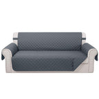 Luxshare Home Reversible Couch Cover for 3 Cushion, Sofa, Dark Blue