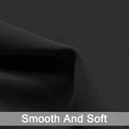 Yakamok Black Room Darkening Grommet Window Drapes Blackout Curtains Thermal Insulated Grommet Curtain Panels for Bedroom, 38W x 84L,One Pair