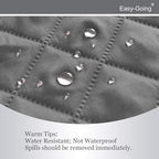 Easy-Going Reversible Couch Cover for 3 Cushion Couch Sofa Cover for Dogs Water Resistant Furniture Protector Cover with Foam Sticks Elastic Straps for Pet Cat (Sofa, Gray/Light Gray)