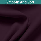 Yakamok Purple 100% Blackout Curtains 84 Inches Long for Bedroom, 1 Panel