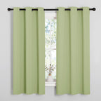 NICETOWN Grey Blackout Curtains for Bedroom 42" Wide x 63" Long 2 Panels