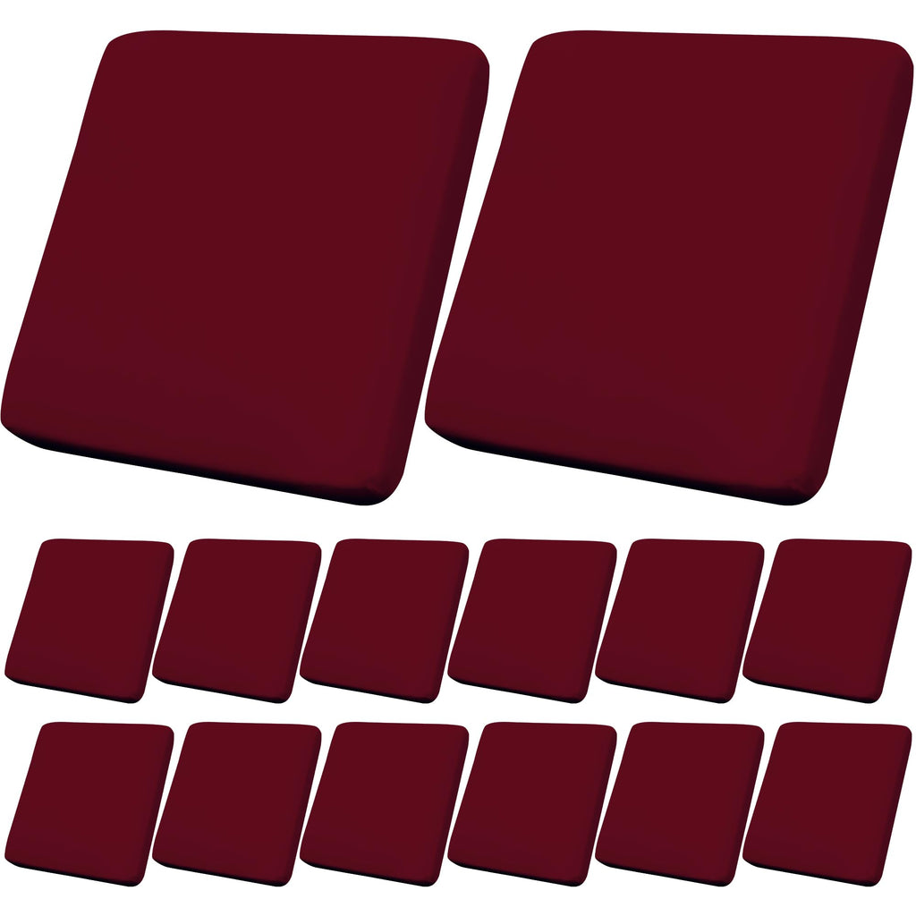DREAHOTEXTIL 8Pcs Outdoor Cushion Covers, Elastic Patio Cushion Covers