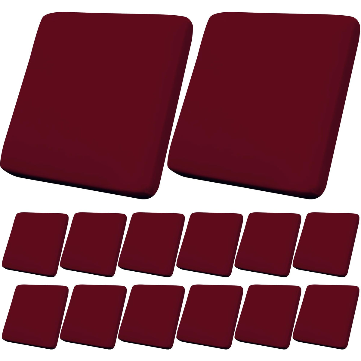 DREAHOTEXTIL 8Pcs Outdoor Cushion Covers, Elastic Patio Cushion Covers