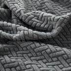 Sofa Covers Couch Covers for Sofa Pet Friendly Couch Cushion Covers Universal Sofa Covers Washable Stretch Slipcovers for Sectional Sofa (Texture Gray,Chaise Cover)