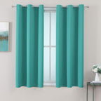 ChrisDowa Blackout Curtains for Bedroom and Living Room 63 Inches Long