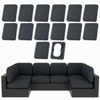 hyha 14Pcs Patio Cushion Covers, Stretch Outdoor Couch Cushion Covers