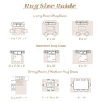 VECARF Area Rug 3x5 Washable Rug, Vintage Boho Medallion Entryway Rug Non-Slip Soft Low Pile Small Distressed Floor Carpet Retro Doormat for Kitchen Bedroom Laundry Bathroom Hallway (Beige, 3'x5')
