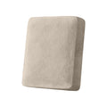 Taque Couch Cover Stretch Velvet Sofa Cushion Cover 1-Piece - Elastic Washable Slipcover for Seat or Backrest, Couch Seat Covers for Sofas (Taupe)