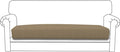 Easy-Going Stretch Cushion Cover Sofa Cushion Furniture Protector Sofa Seat Sofa slipcover Sofa Cover Soft Flexibility with Elastic Bottom(Oversized Sofa Cushion,Tan)