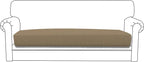 Easy-Going Stretch Cushion Cover Sofa Cushion Furniture Protector Sofa Seat Sofa slipcover Sofa Cover Soft Flexibility with Elastic Bottom(Sofa Cushion,Tan)