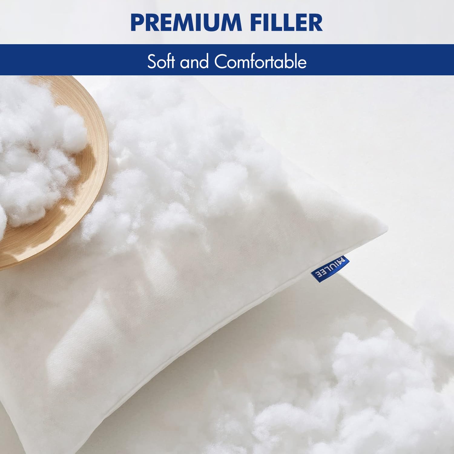 MIULEE Pillow Insert 14x36 Inch Decorative Rectangle Throw Pillow Inserts