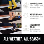 GORILLA GRIP® Ultra Absorbent Front Door Mat Outside Entrance, 35x23, Traps Dirt and Moisture, HydroABSORB Indoor Outdoor Doormat Holds Up to 5.7 Cups Water, Stain and Fade Resistant Welcome Mat Black
