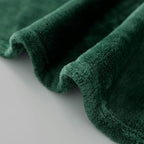 Forest Green Flannel Fleece Throw Blanket Throw Size(50 by 60 Inches),Green Throw Blanket for Couch Sofa Bed 280GSM,Super Soft Plush Cozy and Lightweight Warm Bed Blanket for All Season