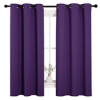 NICETOWN Grey Blackout Curtains for Bedroom 42" Wide x 63" Long 2 Panels
