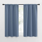 NICETOWN RV Blackout Curtains for Camper Windows, Short Blackout Curtains & Drapes, Thermal Insulated Blackout Curtain Panels for Kids Room, Play Room (Stone Blue, 29" Wide by 50" Long, 2 PCs)
