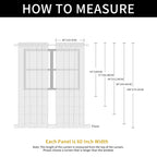 SpaceDresser Basic Rod Pocket Sheer Voile Window Curtain Panels White 1 Pair 2 Panels 60 Width 108 Inch Long for Kitchen Bedroom Children Living Room Yard（White，60Wx 108L）