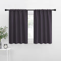 NICETOWN RV Blackout Curtains for Camper Windows, Greyish Purple, 29" Wide by 40" Long, 2 PCs, Short Blackout Curtains & Drapes, Thermal Insulated Blackout Curtain Panels for Kids Room, Play Room