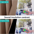 NICETOWN Total Blackout Panels for Nursery, Super Soft, Heavy Duty and Thick Window Treatment Curtains 63 inches Long with Black Lined for Basement, (1 Pair, Cappuccino, 70 inches Wide Each Panel)