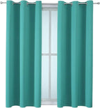 ChrisDowa Blackout Curtains for Bedroom and Living Room 63 Inches Long