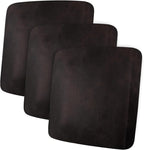 Leather Look Couch Cushion Covers Sofa Seat Slipcovers Sets Couches Furniture Protector for Sectional Armchair Loveseat Pets Kids Stretch Spandex Fabric (3 Cushion XL Sofa, Chocolate)
