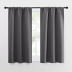 NICETOWN Grey Window Curtains for Bedroom - Home Decoration Thermal Insulated Rod Pocket Blackout Blinds & Drapes for Small Windows (Gray, 2 Panels, W29 x L50 -Inch)