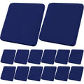 DREAHOTEXTIL 14Pcs Outdoor Cushion Covers, Patio Cushion Covers,Stretch Elastic Slipcovers, Replacement Washable & Reusable Furniture Protector for Patio Couch (Lake Blue,Cover Only)
