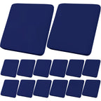 DREAHOTEXTIL 14Pcs Outdoor Cushion Covers, Patio Cushion Covers,Stretch Elastic Slipcovers, Replacement Washable & Reusable Furniture Protector for Patio Couch (Lake Blue,Cover Only)