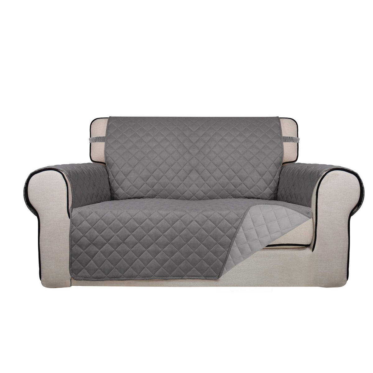 PureFit Reversible Quilted Couch Covers for Dogs Loveseat Sofa Cover 46.5”