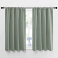 NICETOWN Window Curtains Blackout Drapes - Thermal Insulated Solid Rod Pocket Blackout Curtains/Draperies for Living Room (Sage Green, 1 Pair, 42 by 48-Inch)