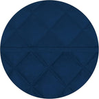 PureFit Reversible Quilted Sofa Cover, Water Resistant Slipcover Furniture Protector, Washable Couch Cover with Non Slip and Elastic Straps for Kids, Pets (Chair, Navy/Navy)