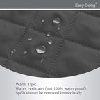 Easy-Going Recliner Chair Slipcover Reversible Sofa Cover Water Resistant Couch Cover Furniture Protector with Elastic Straps for Pets Dog (Recliner 22 inch, Dark Gray/Beige)