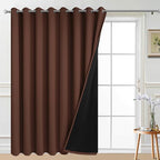 Yakamok Dove Grey 100% Blackout Curtains 84 Inches Long 52" Wide 2 Panel — 100"W x 108"L (Pack of 1)