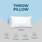 Utopia Bedding Throw Pillows, 12x20 Pillow Inserts, Pack of 1, White
